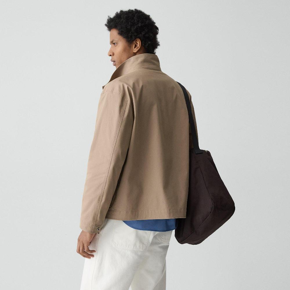 J Brand Utility Jacket In Peach Cotton Feather
