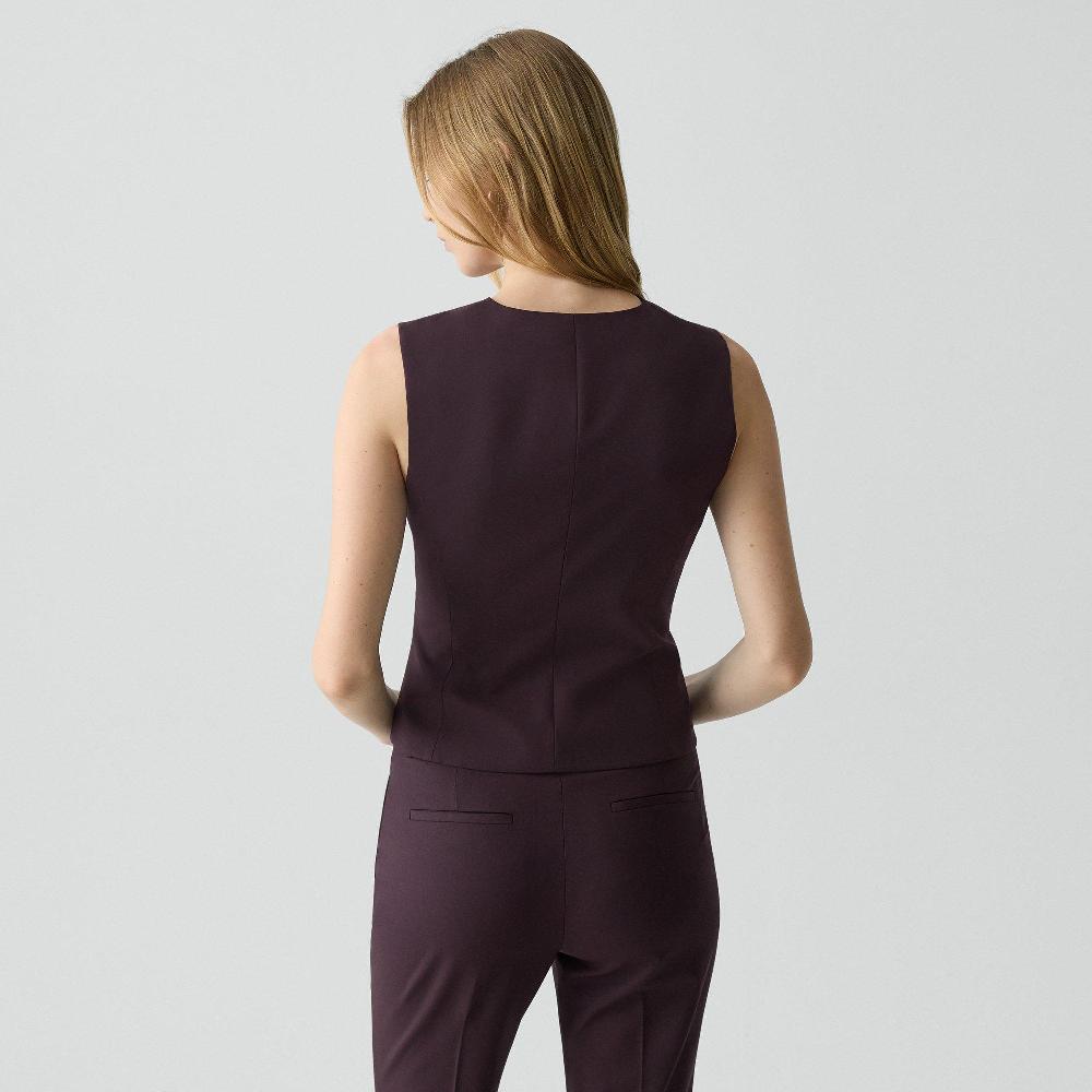 j Brand Wrap Vest In Good Wool Dark Iris