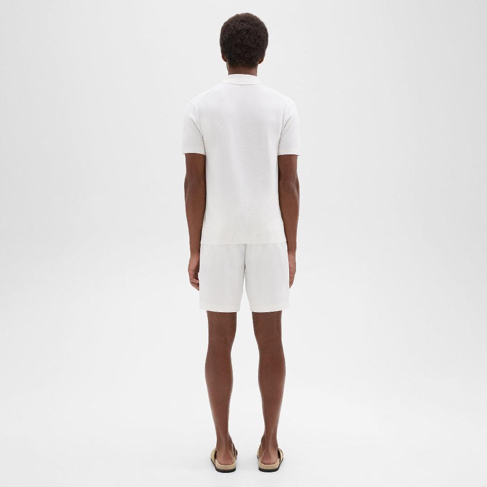J Brand Zaine 7'' Short In Stretch Cotton White