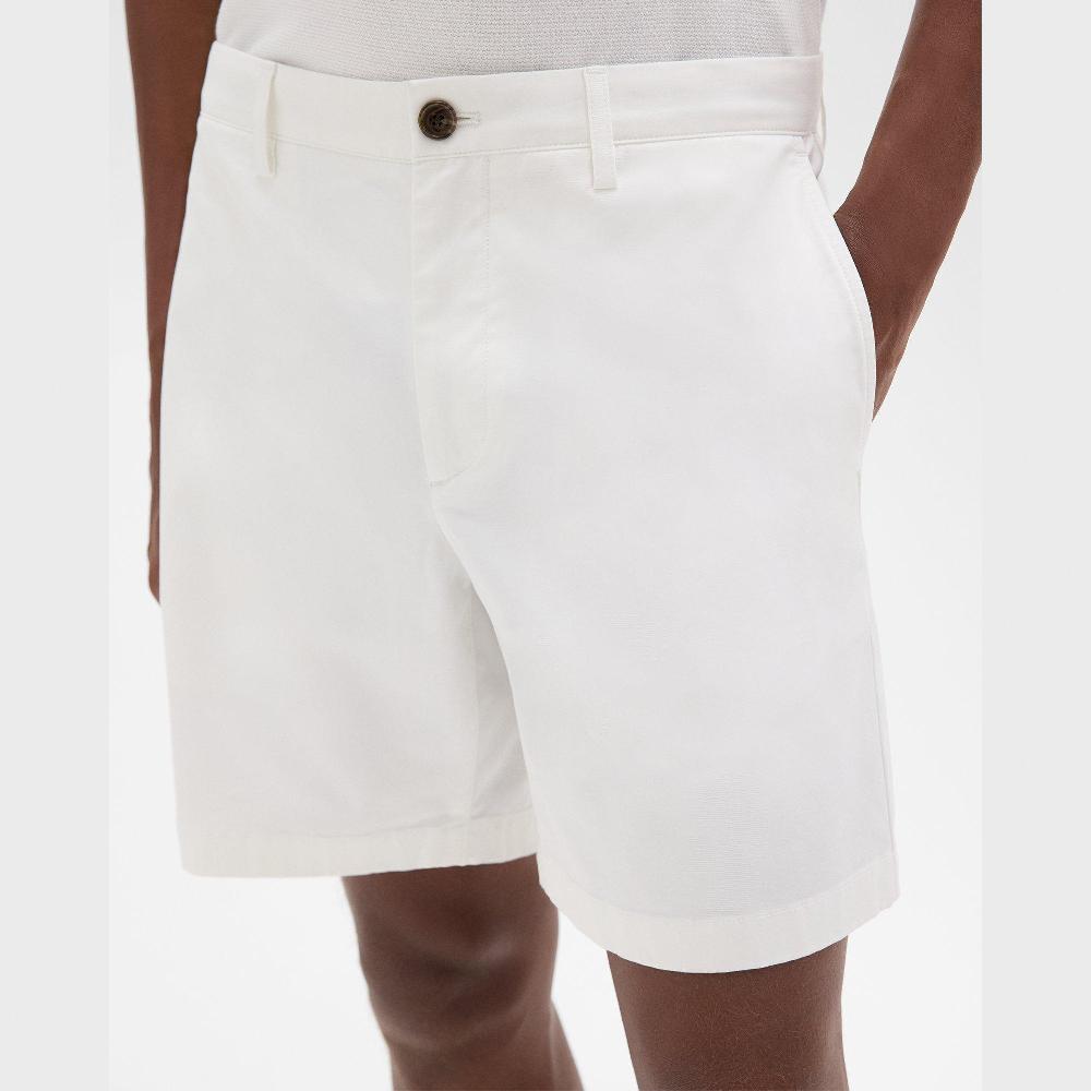 J Brand Zaine 7'' Short In Stretch Cotton White