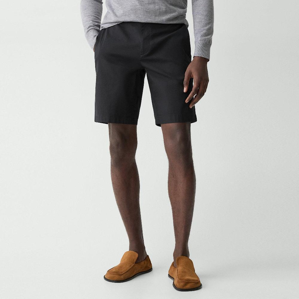 J Brand Zaine Short In Stretch Cotton Black