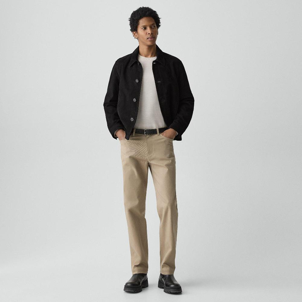 j brand Standard 5-Pocket Pant in Twill Stretch feather