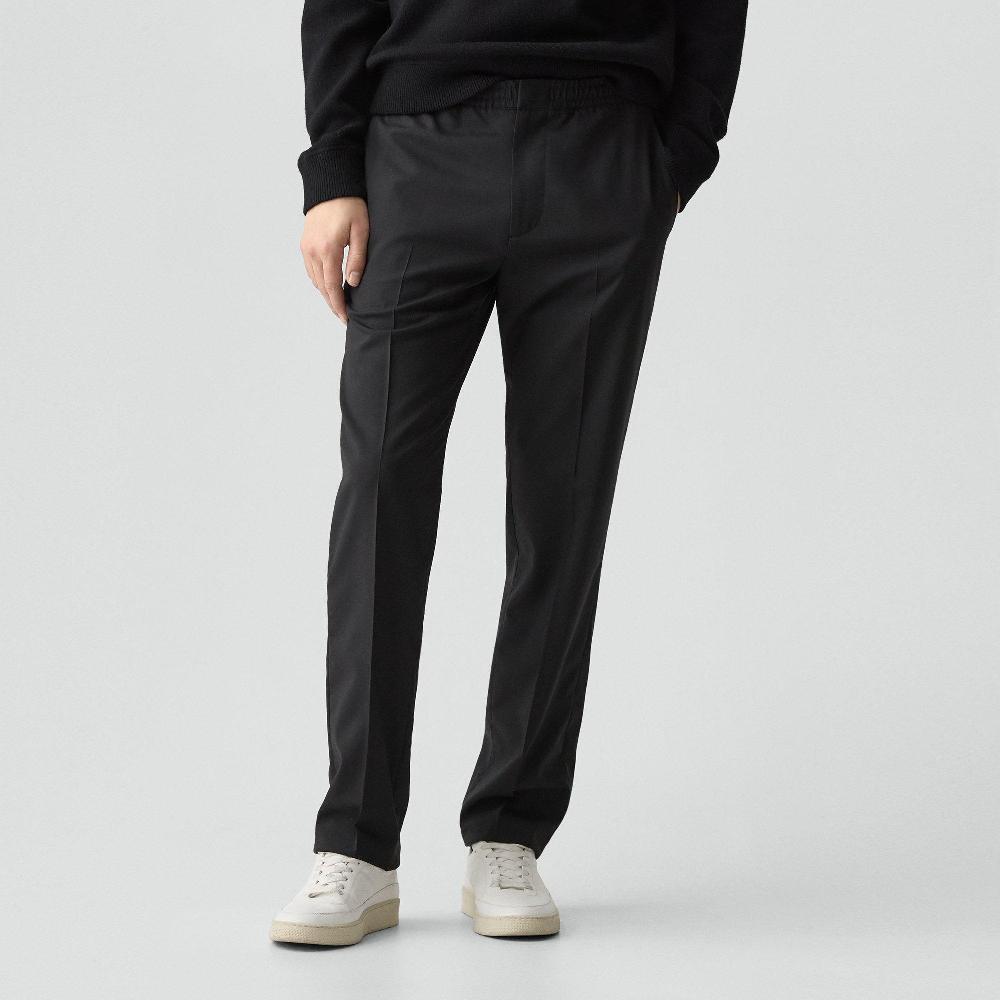 J Brand Standard Drawstring Pant In Motion Wool Black