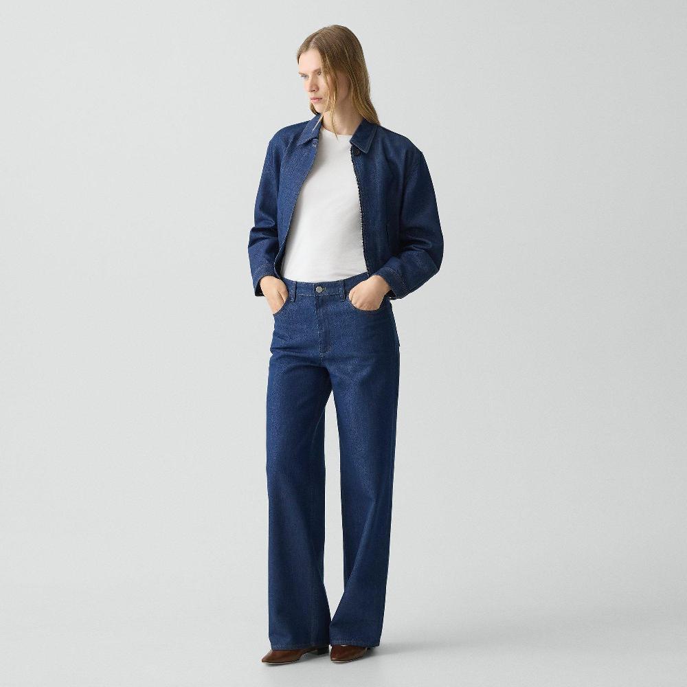 J Brand Straight-Leg Five-Pocket Pant In Relaxed Denim Indigo