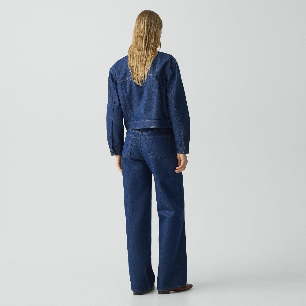 J Brand Straight-Leg Five-Pocket Pant In Relaxed Denim Indigo