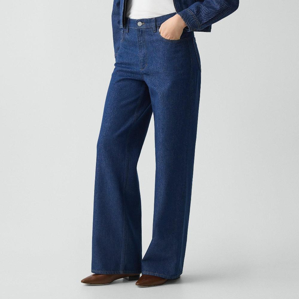 J Brand Straight-Leg Five-Pocket Pant In Relaxed Denim Indigo