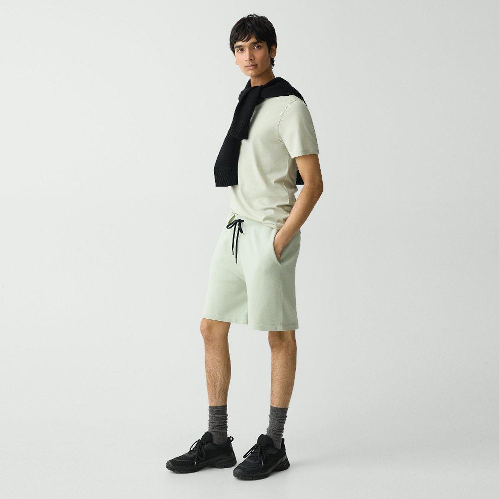 J Brand Sweat Short In Light Bilen Light Greenstone