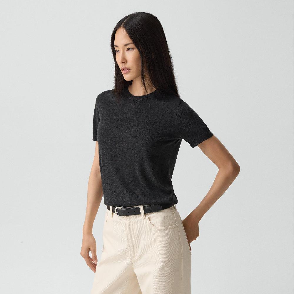 J Brand Sweater Tee In Regal Wool New Pestle Melange