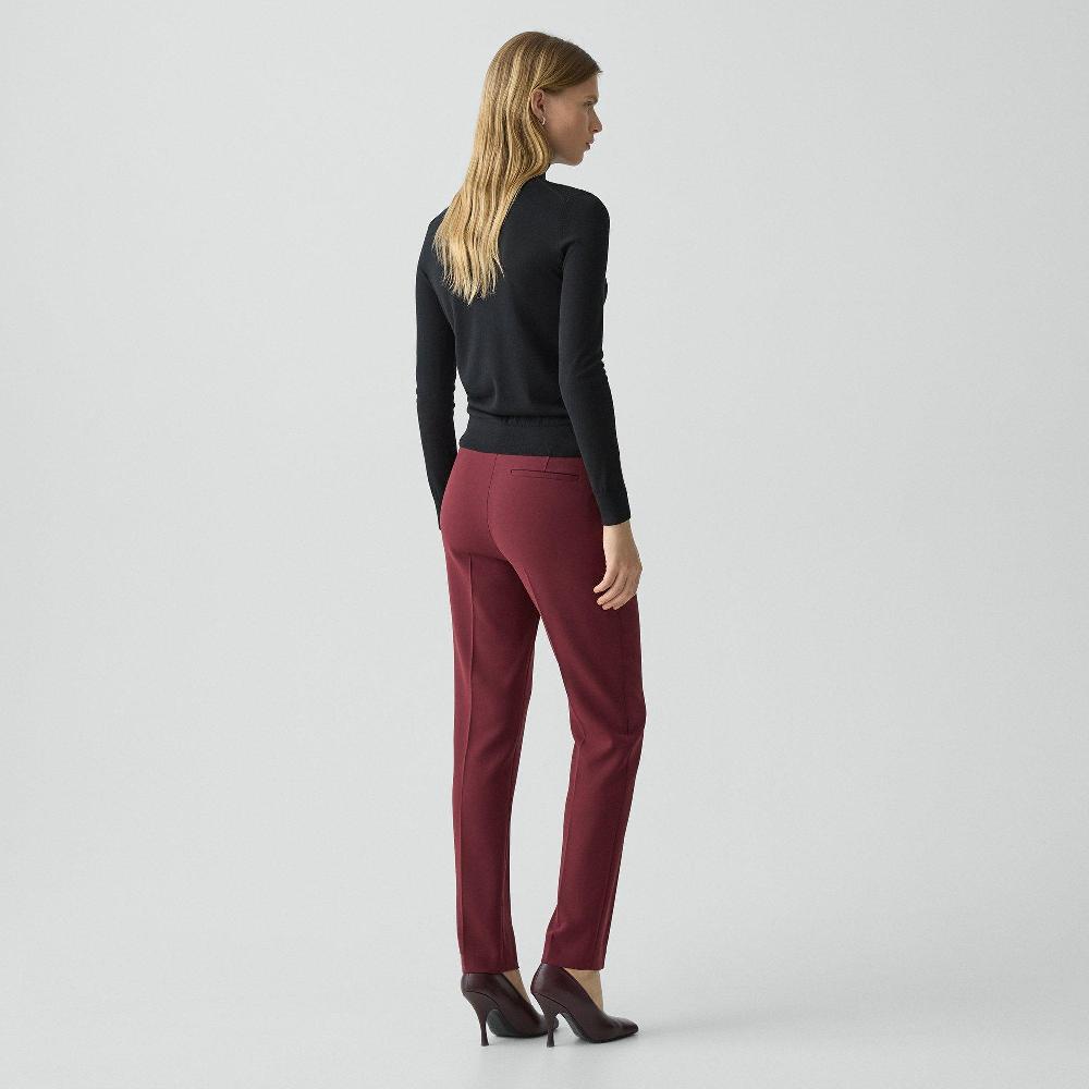 J Brand Treeca Full Length Pant In Admiral Crepe Grenache