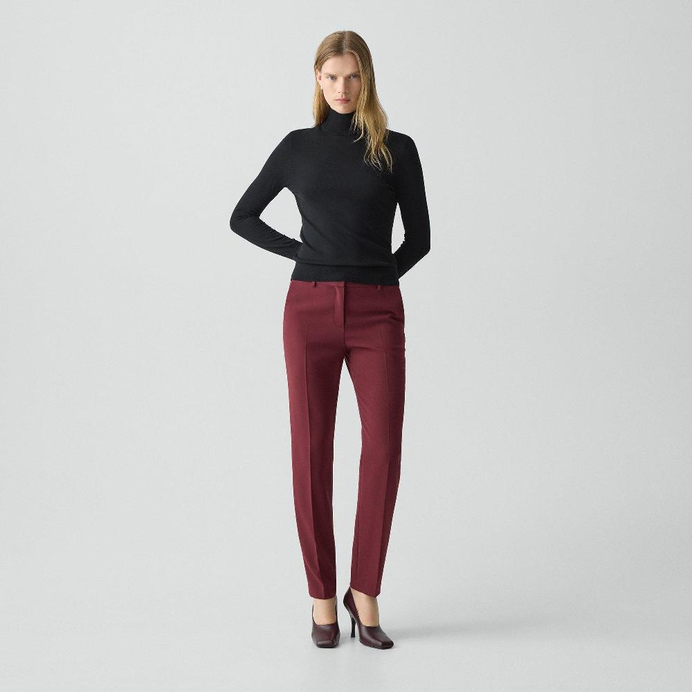 j brand Treeca Full Length Pant in Admiral Crepe grenache