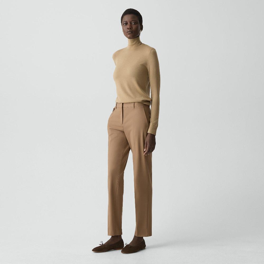 J Brand Treeca Full Length Pant In Good Wool Truffle