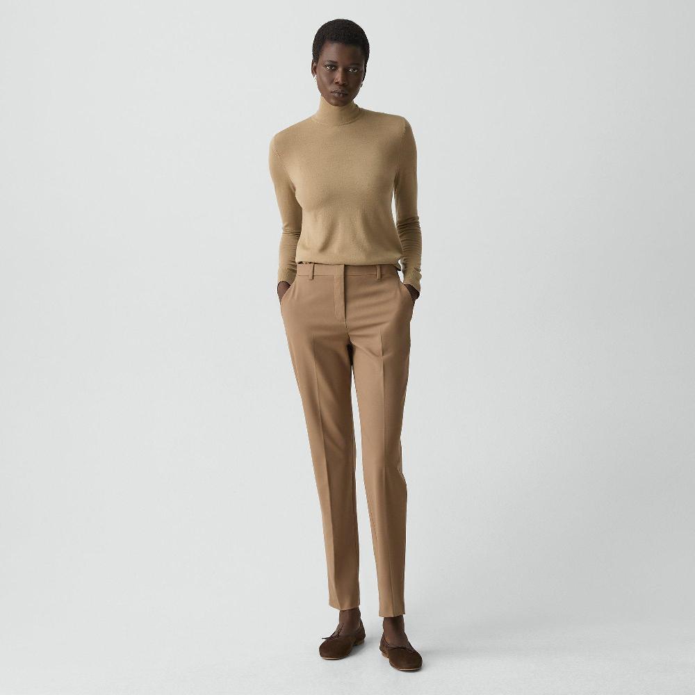 j brand Treeca Full Length Pant in Good Wool truffle