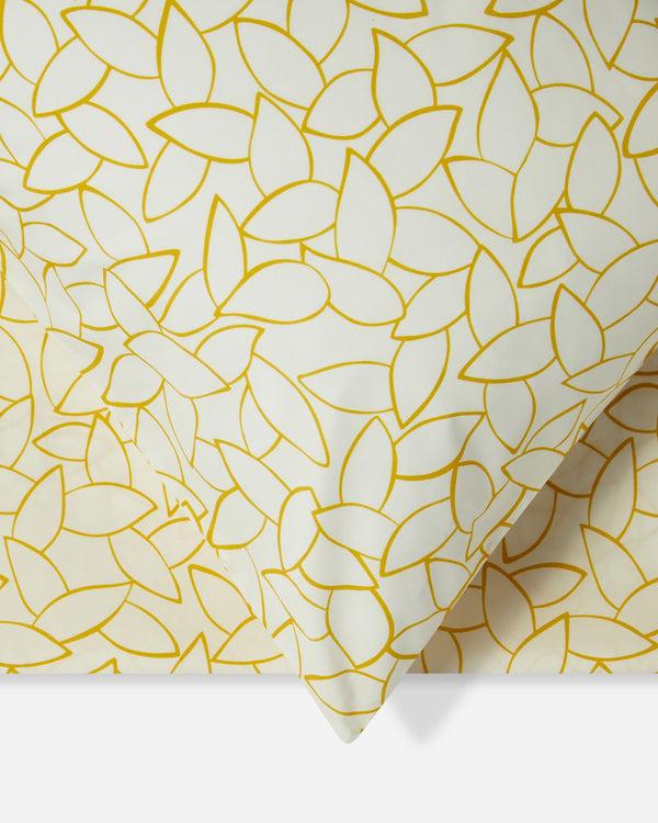 J By Jasper Conran 200 Thread Count Cotton Mini Leaves Duvet Cover Set Spinach