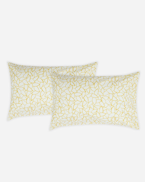 J By Jasper Conran 200 Thread Count Cotton Mini Leaves Pillowcase Pair Bamboo