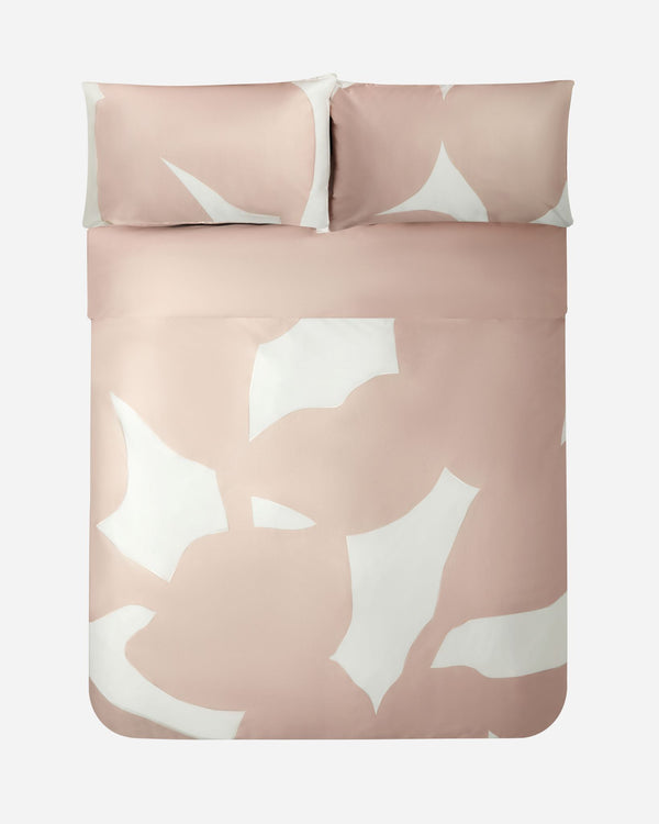 J By Jasper Conran 300 Thread Count Satin Cotton Floral Duvet Cover Pink