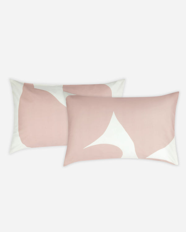 J By Jasper Conran 300 Thread Count Satin Cotton Floral Pillowcase Pair Pink