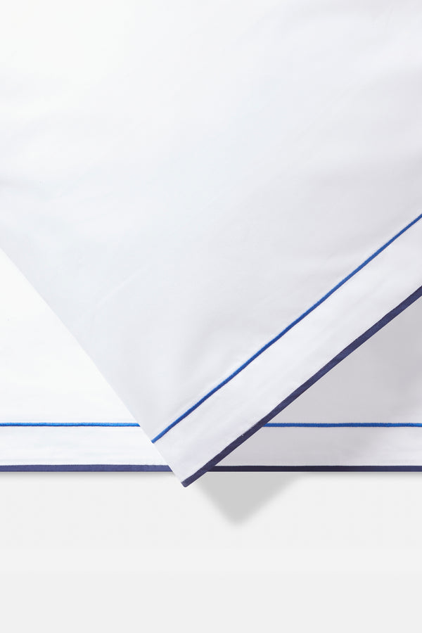 J By Jasper Conran 800 Thread Count Egyptian Satin Duvet Cover White Fabric