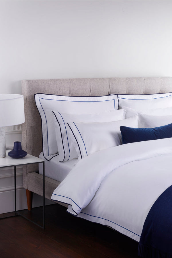 j by jasper conran 800 Thread Count Egyptian Satin Duvet Cover White Fabric