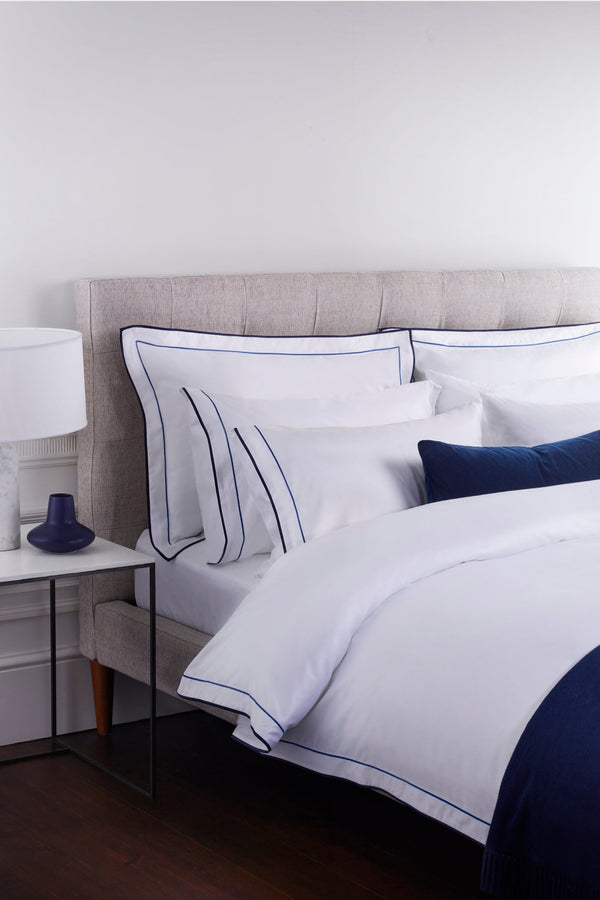 j by jasper conran 800 Thread Count Egyptian True Grip Fitted Sheet White Fabric