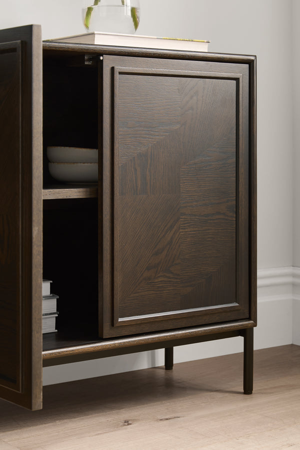 J By Jasper Conran Aden Dark Oak Large Sideboard Brown