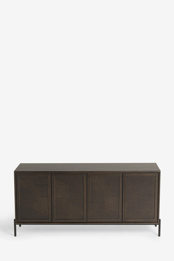 J By Jasper Conran Aden Dark Oak Large Sideboard Brown