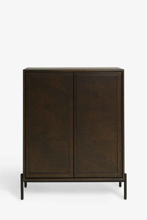 J By Jasper Conran Aden Dark Oak Small Sideboard Brown