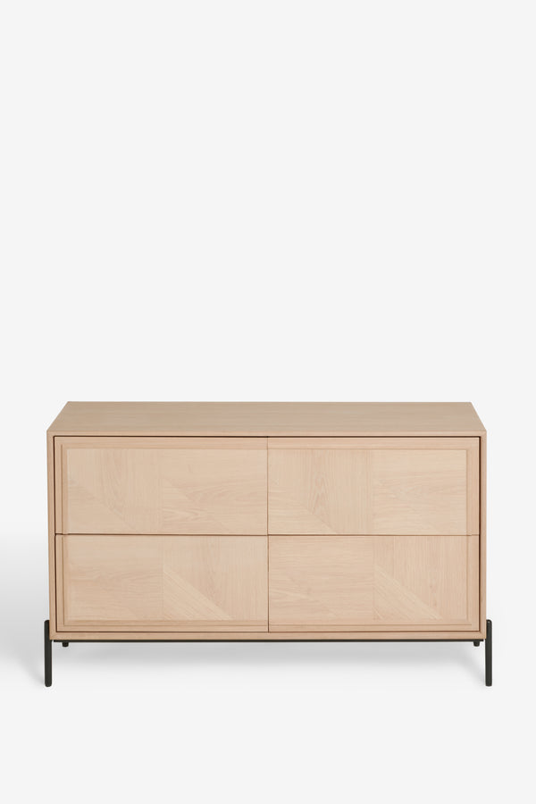 J By Jasper Conran Aden Whitewashed Oak Chest Of Drawers Oak