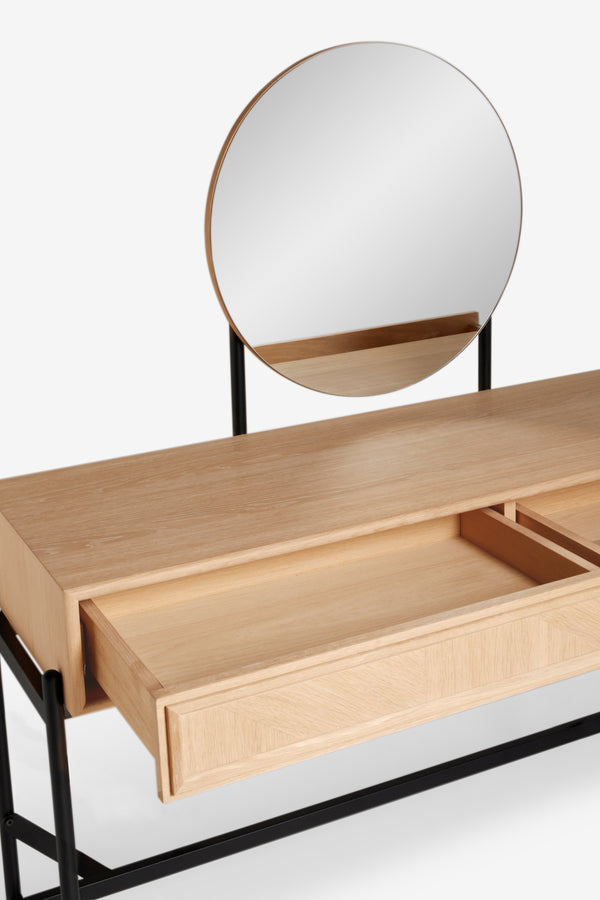 J By Jasper Conran Aden Whitewashed Oak Dressing Table Oak