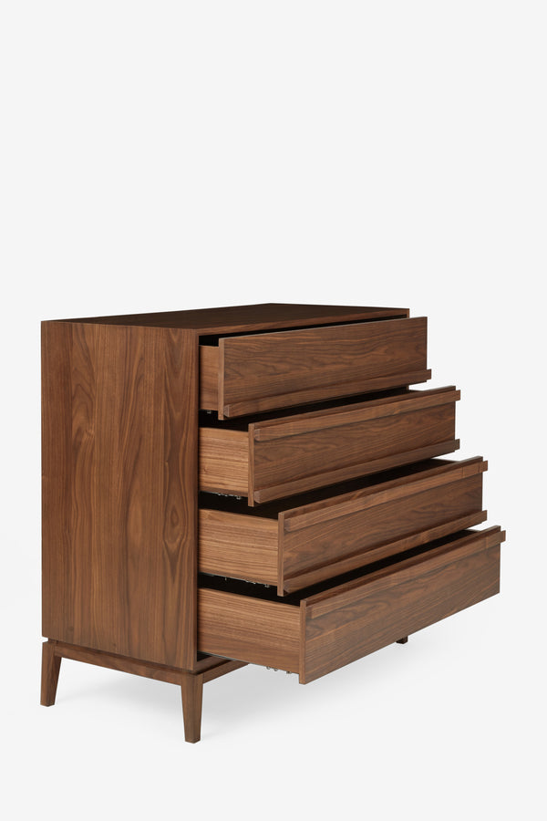 J By Jasper Conran Belgrave Walnut Chest Of Drawers Brown