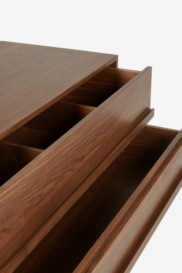 J By Jasper Conran Belgrave Walnut Chest Of Drawers Brown