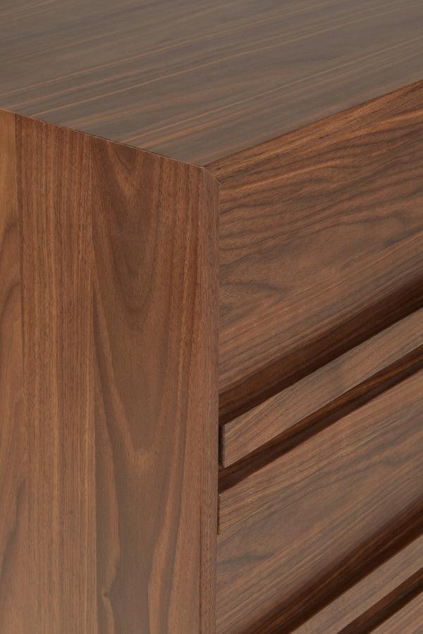 J By Jasper Conran Belgrave Walnut Chest Of Drawers Brown