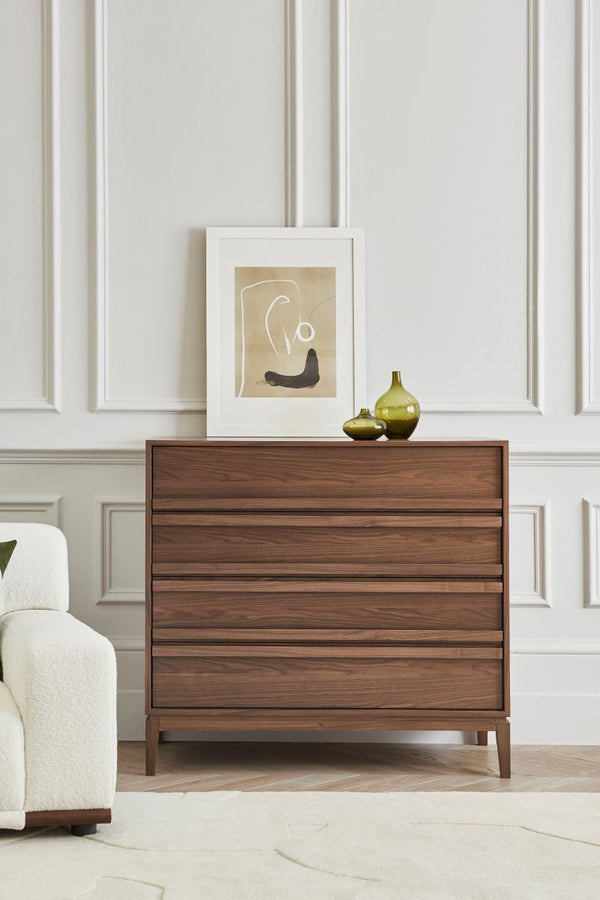 j by jasper conran Belgrave Walnut Chest of Drawers Brown
