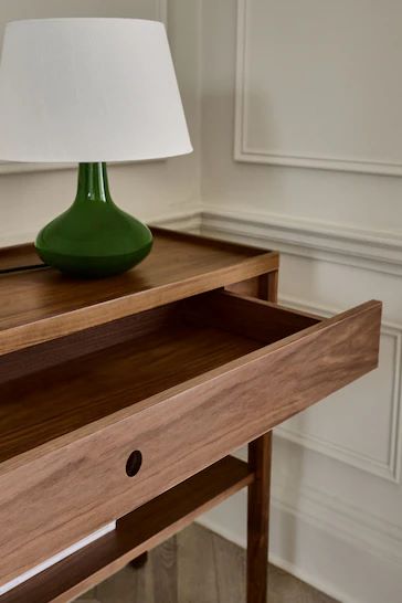 j by jasper conran Belgrave Walnut Console Table Brown