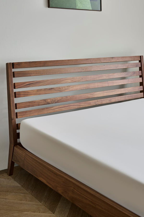 J By Jasper Conran Belgrave Walnut Double Bed Frame Brown
