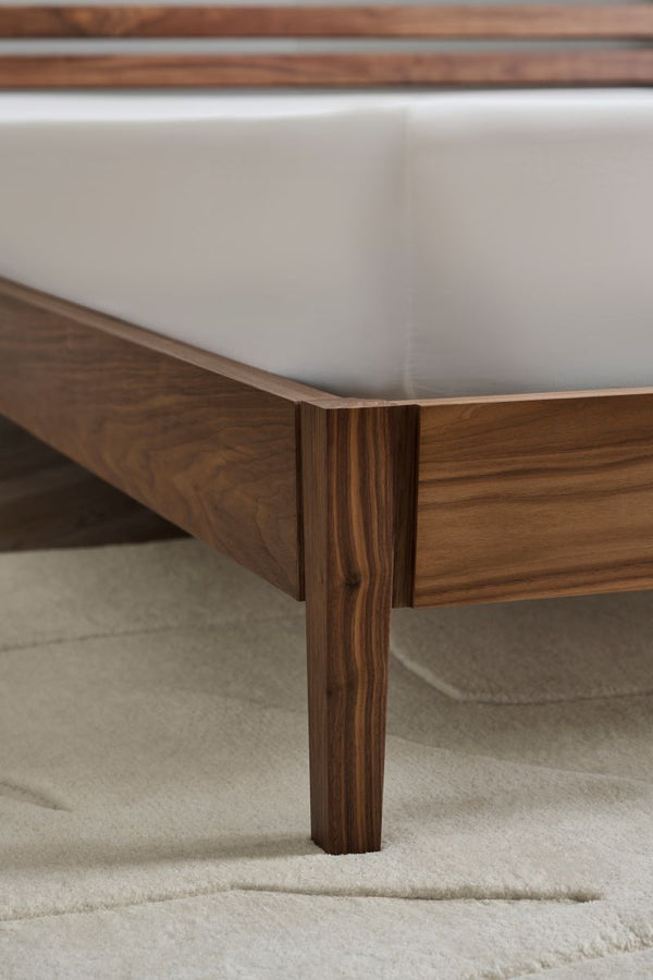 J By Jasper Conran Belgrave Walnut Double Bed Frame Brown