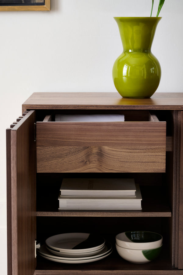 J By Jasper Conran Belgrave Walnut Small Sideboard Brown