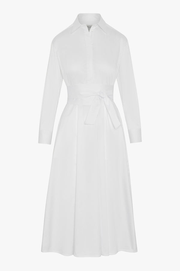 J By Jasper Conran Blythe Full Skirt Shirt Dress White