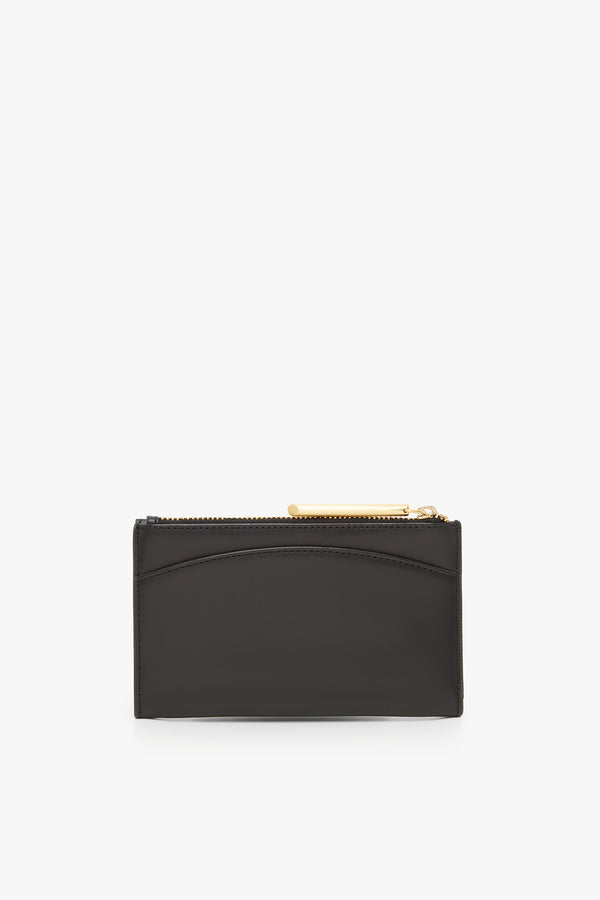 J By Jasper Conran Darcey Medium Leather Purse Black