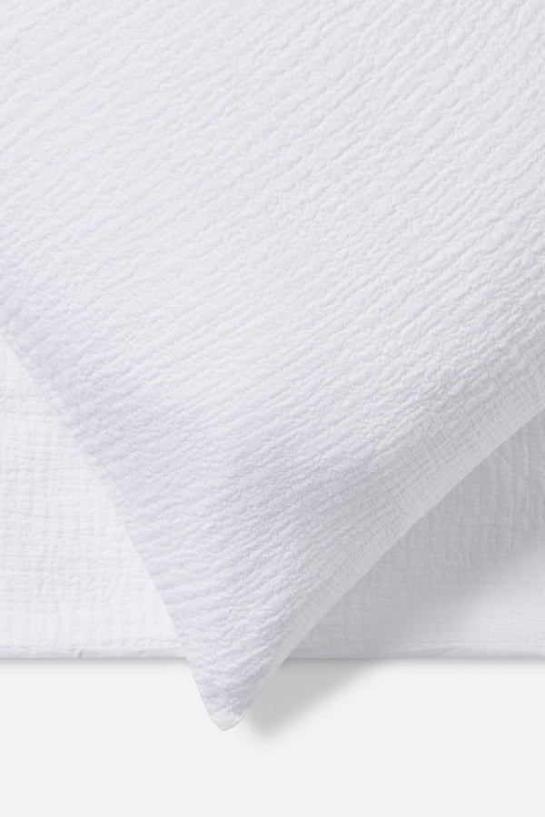 J By Jasper Conran Double Weave Pillow Case White Fabric