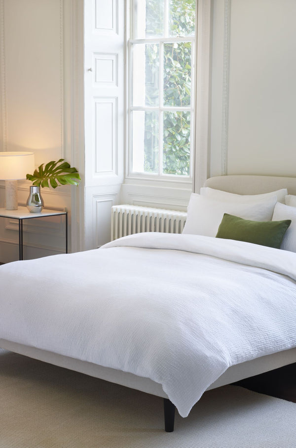 j by jasper conran Double Weave Pillow Case White Fabric