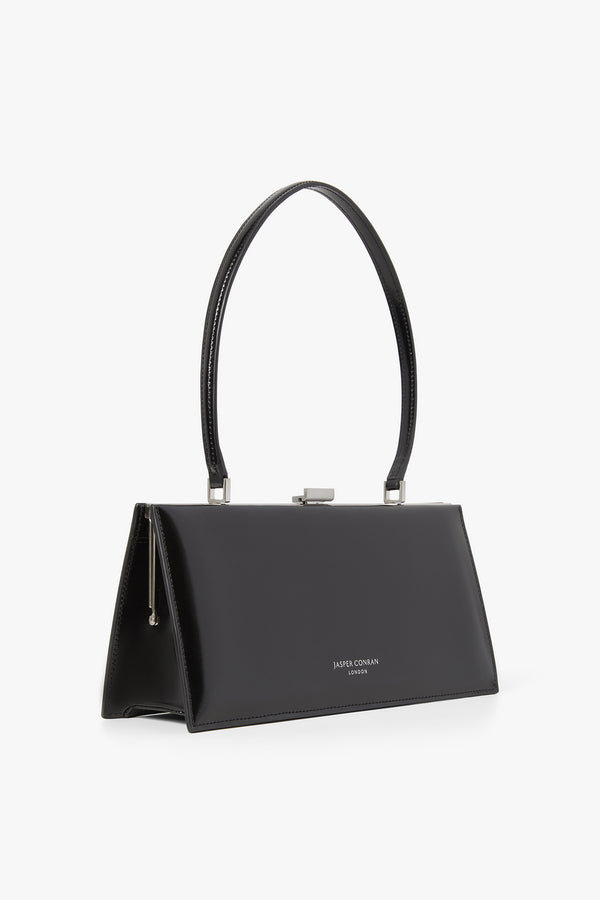 j by jasper conran Gracie Small A-Frame Shoulder Bag Black