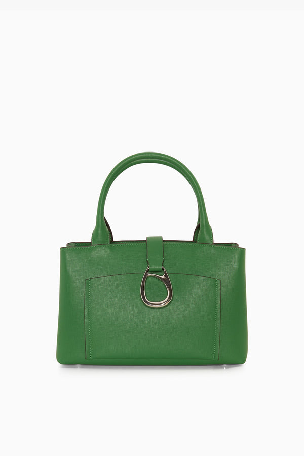 J By Jasper Conran Bee Leather Mini Tote Green