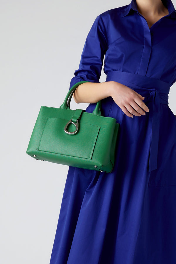 j by jasper conran Bee Leather Mini Tote Green