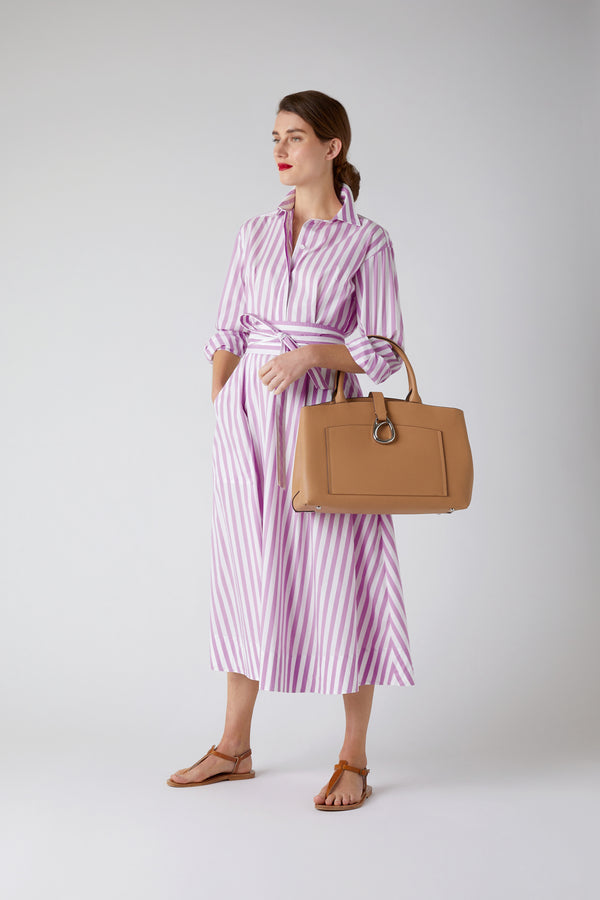 J By Jasper Conran Bee Leather Tote Camel Bee