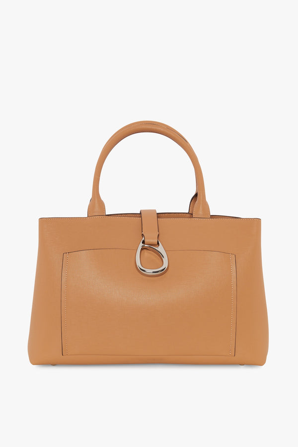 j by jasper conran Bee Leather Tote Camel Bee