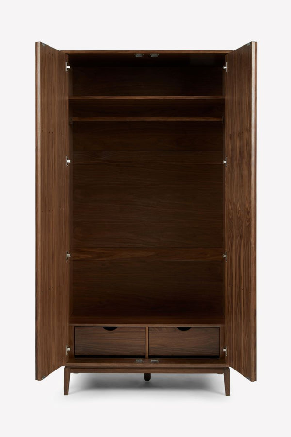 J By Jasper Conran Belgrave Walnut Wardrobe Brown