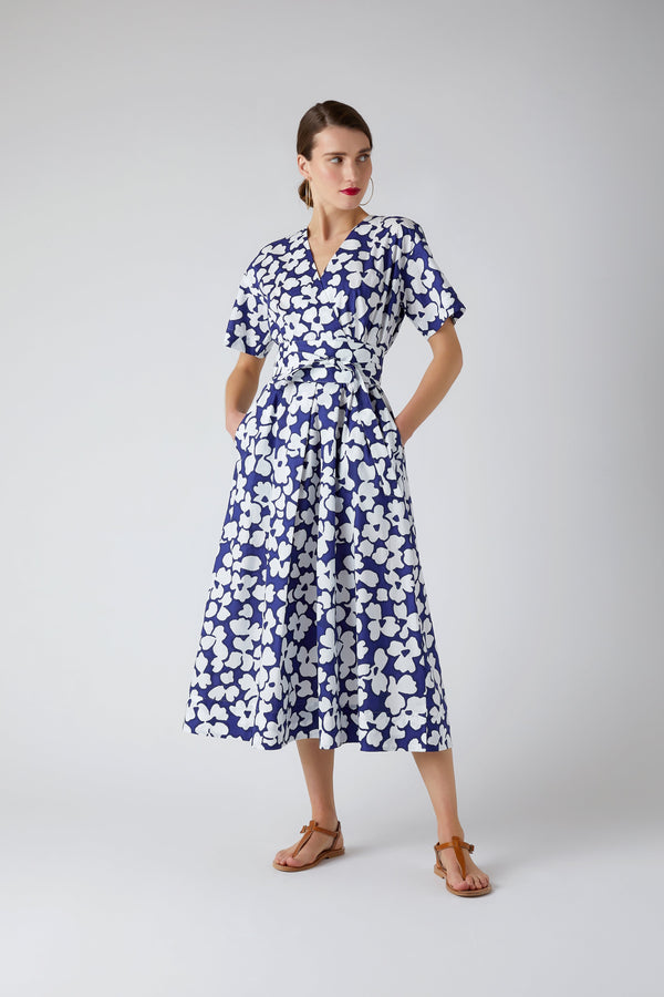 j by jasper conran Betty Cotton Wrap Dress Choc