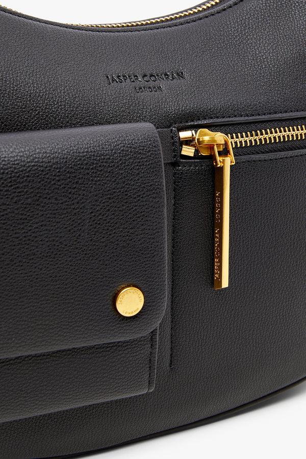 J By Jasper Conran Dahlia Scoop Bag Black