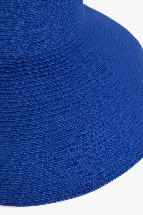 J By Jasper Conran Faith Wide Brim Hat Blue