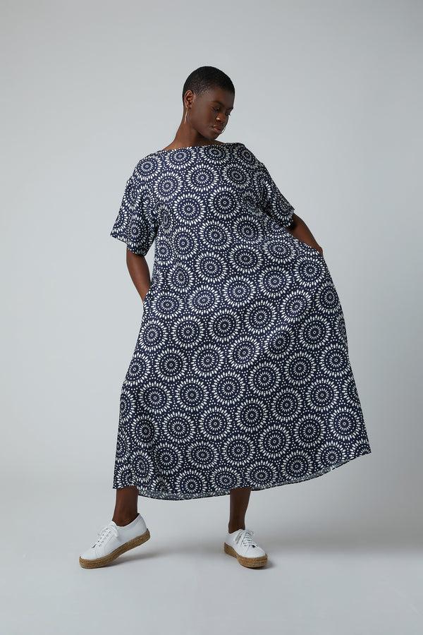 J By Jasper Conran Flora A-line Silk Dress Green